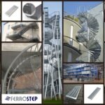 Geradläufige Treppen Ferrostep